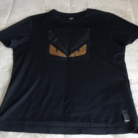 fendi box logo t shirt